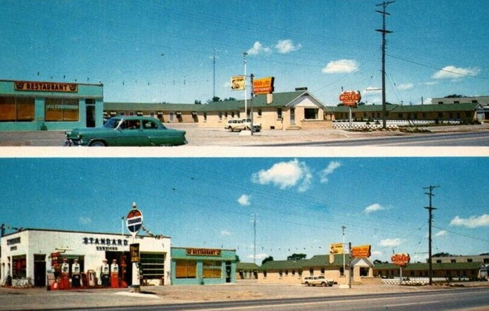 Mar-Jo Motel - Old Postcard (newer photo)